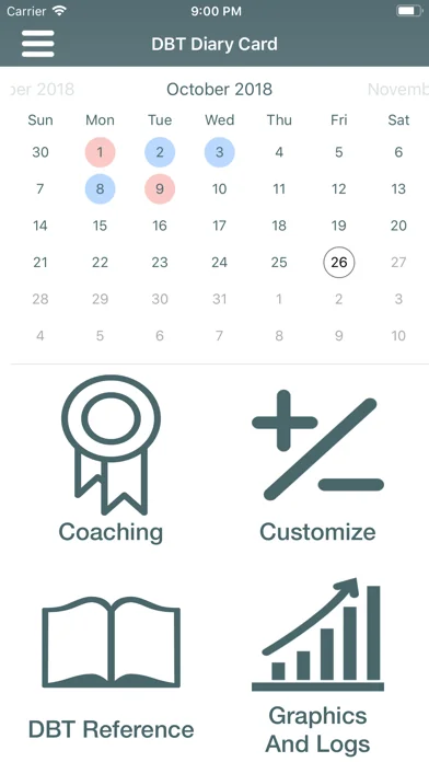 DBT Diary Card & Skills Coach