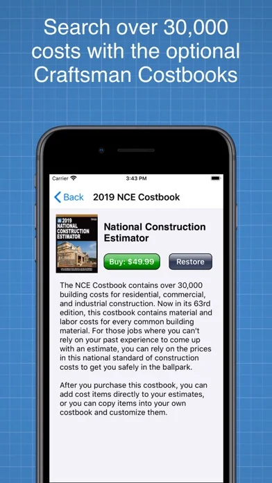 Construction Cost Estimator screenshot 2