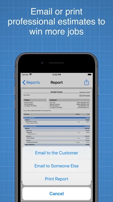 Construction Cost Estimator screenshot 4