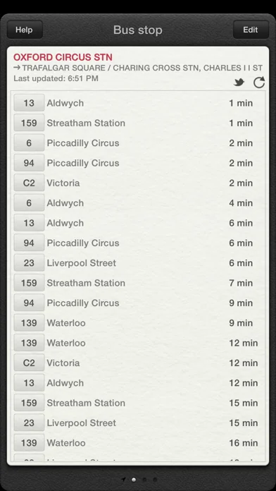 Next Bus Times London screenshot 1