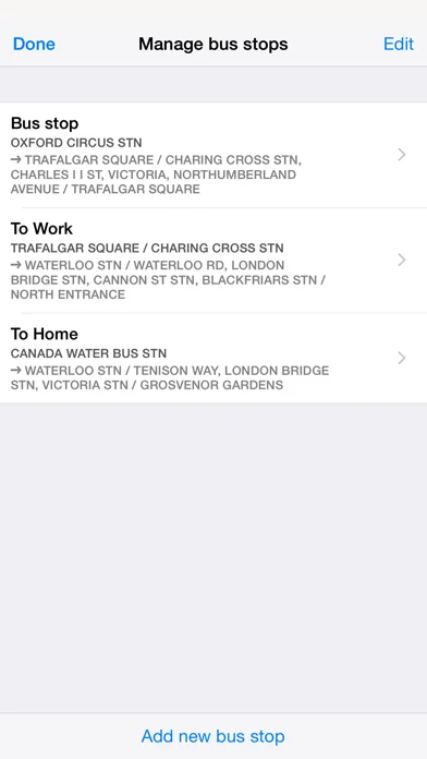 Next Bus Times London screenshot 2
