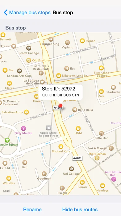 Next Bus Times London screenshot 3