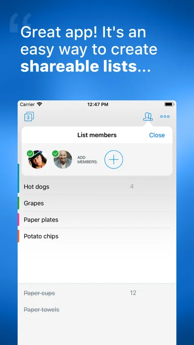 Grocery List with Sync screenshot 3