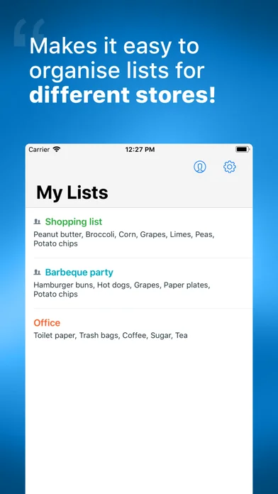 Grocery List with Sync screenshot 4