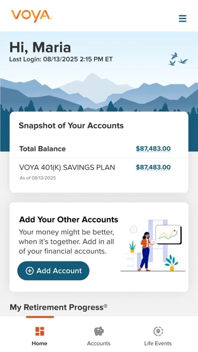 Voya screenshot 2