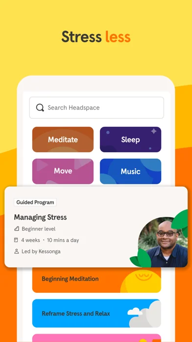 Headspace: Meditation & Schlaf screenshot 2
