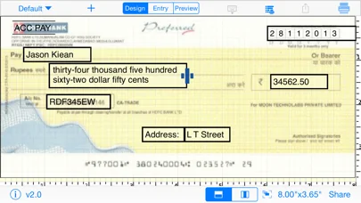 Print Cheque