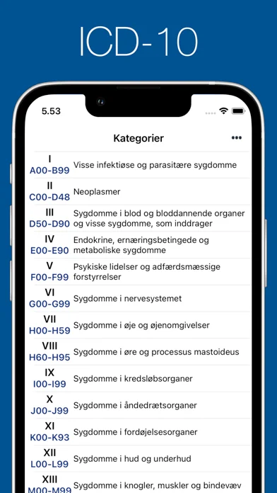 Diagnosekoder ICD-10