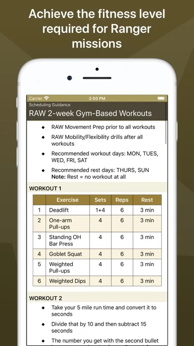 Army Ranger Fitness screenshot 3