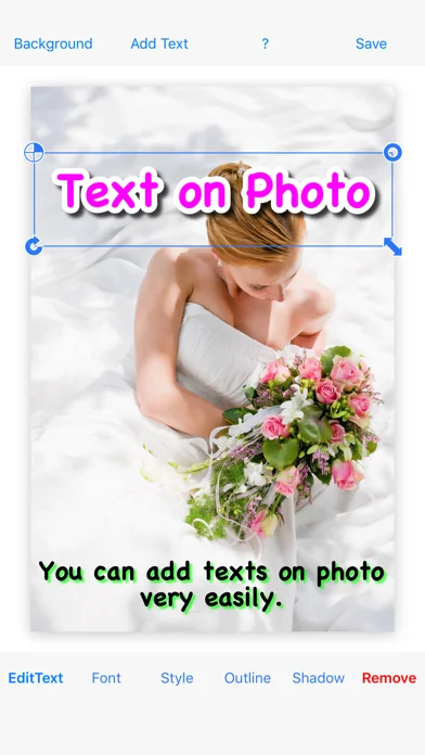 Text on Photo screenshot 1