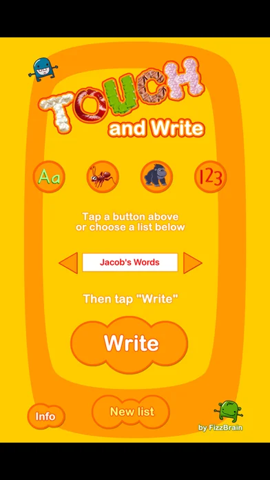 Touch and Write