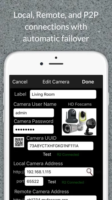 Foscam Pro: Multi IP Camera Viewer screenshot 2