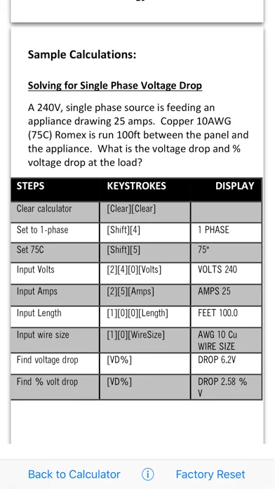 Electrical Calc Elite screenshot 2