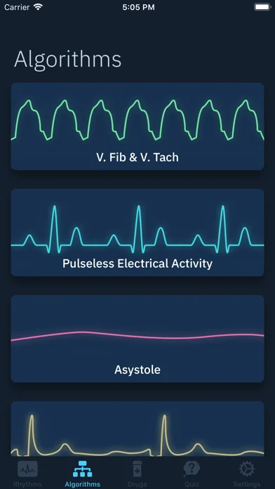 ACLS Rhythms and Quiz screenshot 1