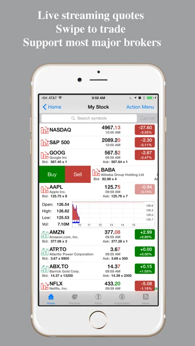 Stocks Tracker:Real-time stock screenshot 1