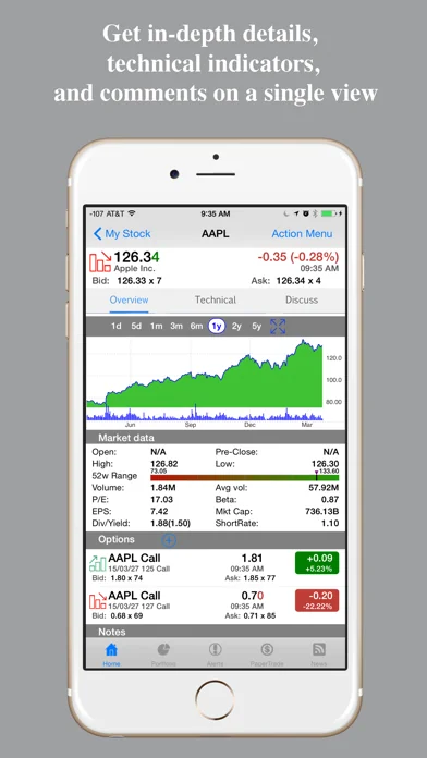 Stocks Tracker:Real-time stock screenshot 2