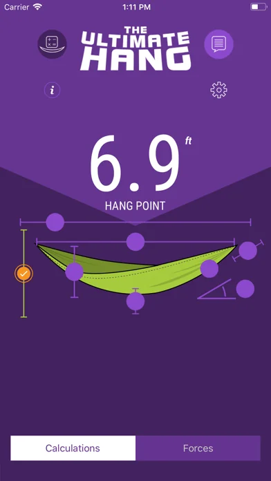 Hammock Hang Calculator