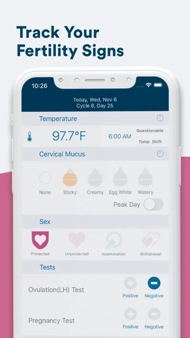 Kindara: Fertility Tracker screenshot 4