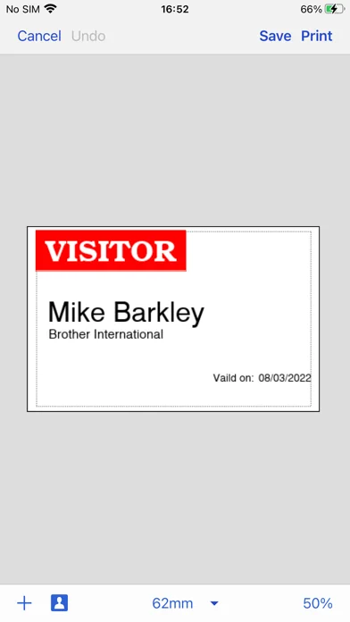Brother iPrint&Label screenshot 2