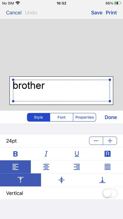 Brother iPrint&Label screenshot 3
