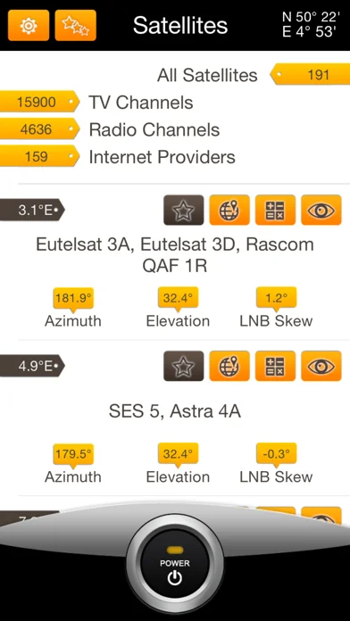 SatFinder Pro Satellitenfinder screenshot 3
