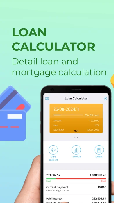 Loan Calculator with Extras