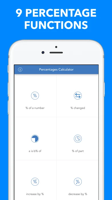 Percentages Calculator screenshot 1