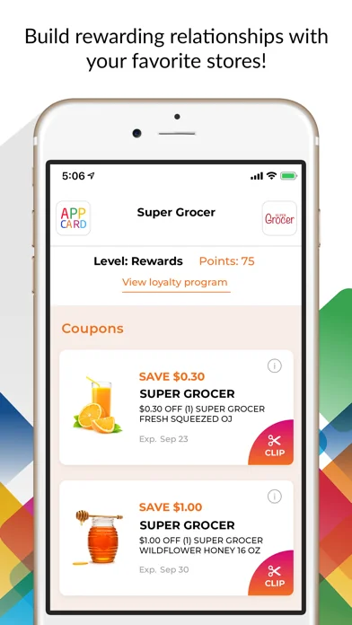 AppCard - Buy. Earn. Redeem.
