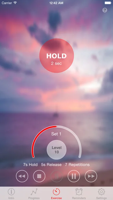 myKegel Kegel Exercise Trainer screenshot 1
