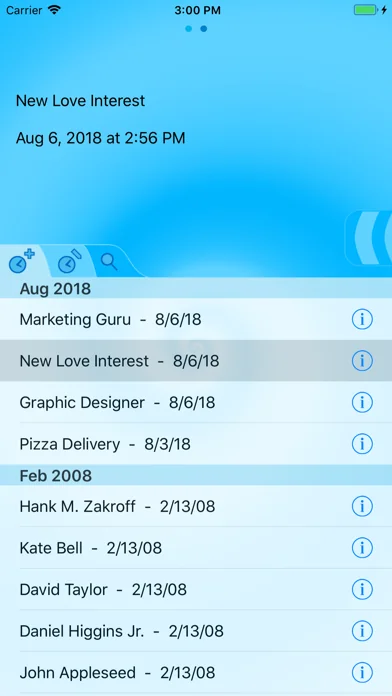 Recent Contacts
