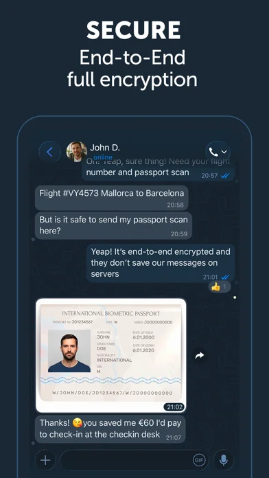 Zangi Private Messenger screenshot 2