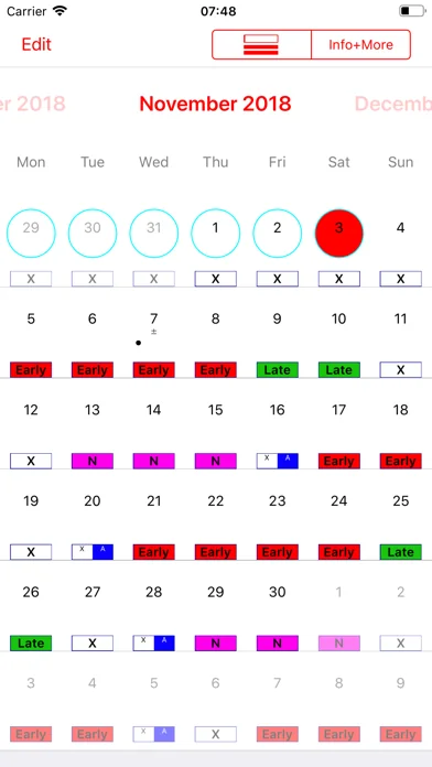 Dienstplan-Kalender Pro