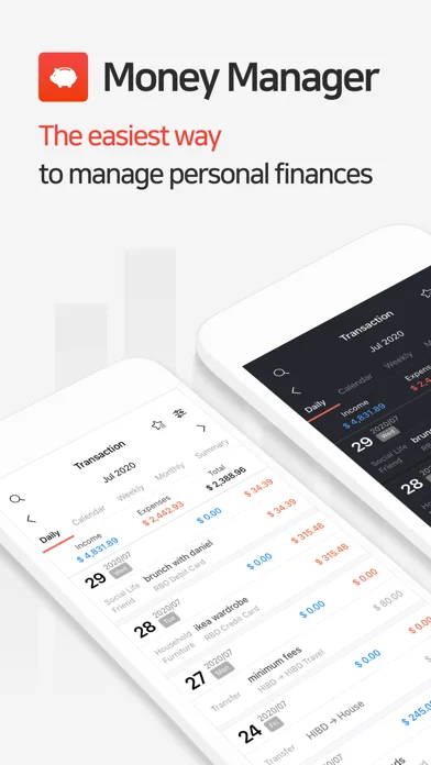 Haushaltsbuch : Money Manager screenshot 1
