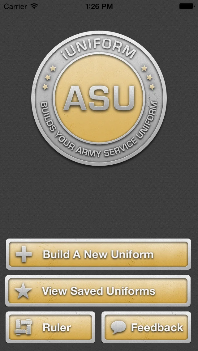 iUniform ASU - Builds Your Army Service Uniform screenshot 1