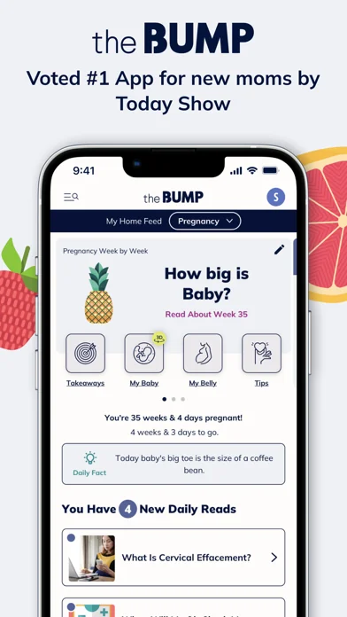The Bump: Baby & Pregnancy App screenshot 1