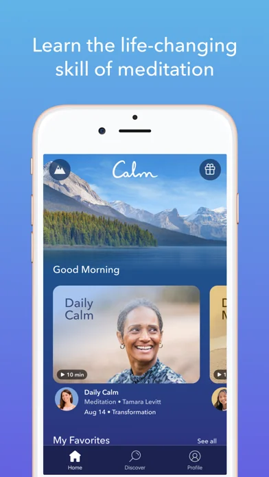 Calm: Meditation und Schlaf screenshot 3