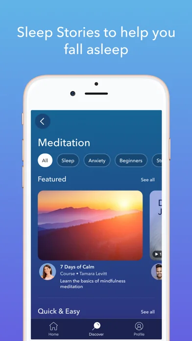 Calm: Meditation und Schlaf screenshot 4