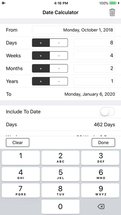 Date and Time Calculator Pro screenshot 2