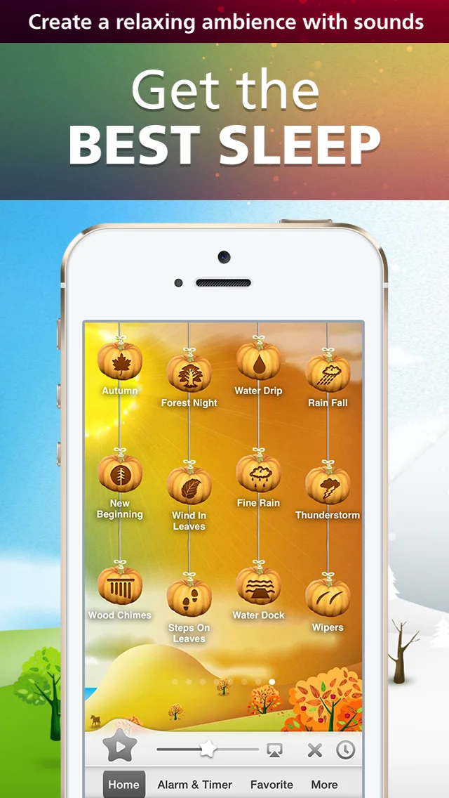 Relax Melodies Seasons Premium: Mix Rain, Thunderstorm, Ocean Waves and Nature Ambient Sounds for Sleep, Relaxation & Meditation screenshot 1