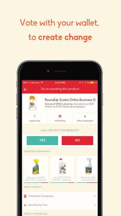 Buycott - Barcode Scanner & QR Bar Code Scanner screenshot 1