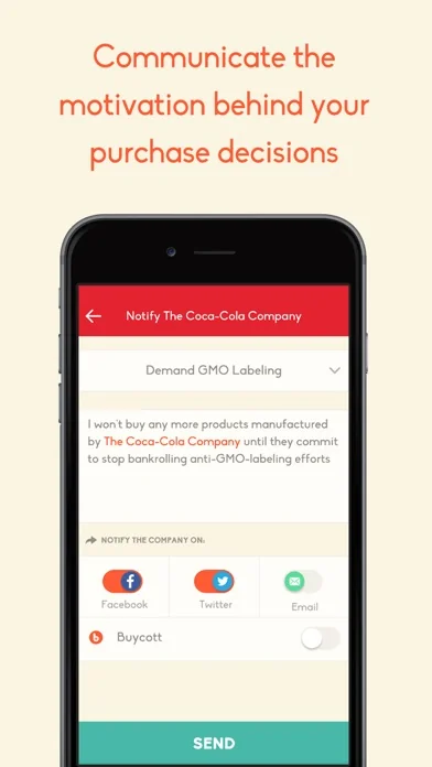 Buycott - Barcode Scanner & QR Bar Code Scanner screenshot 4