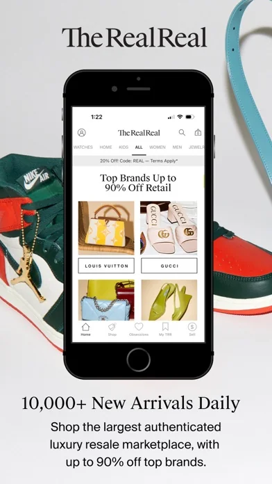 The RealReal - Buy+Sell Luxury screenshot 1