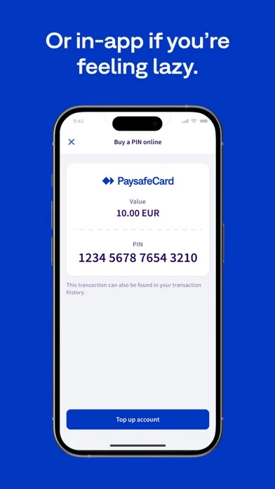 PaysafeCard–Prepaid-Zahlungen screenshot 4
