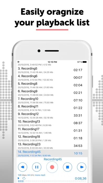Dictaphone - Audio Recorder screenshot 3