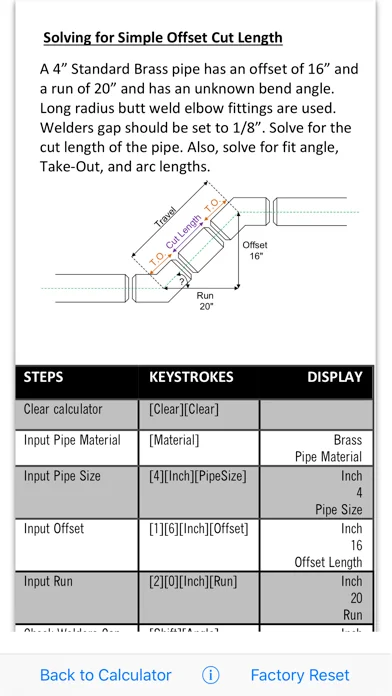 Pipe Calc Elite screenshot 2