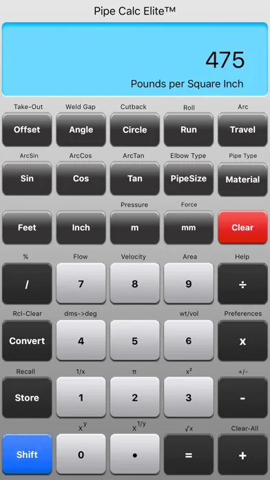 Pipe Calc Elite screenshot 4