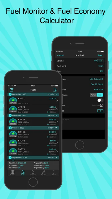 Fuel Monitor Pro screenshot 2
