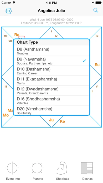 Jyotish Dashboard™ screenshot 2