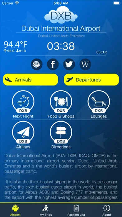 Dubai Airport (DXB) Info