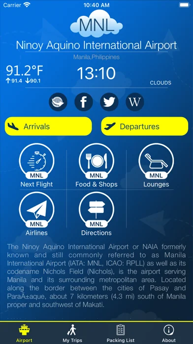 Manila Airport (MNL) + Radar